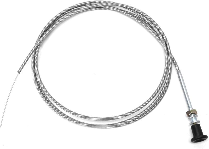 SYOWADA 60-122 Push Pull Choke Cable Replacement for Lincoln F162 F163 SA200 SA250, Universal Carburetor Push Pull Choke Control Cable for 290-835 290835 Lawn Tractor Mower 96" Conduit Go Kart Carts - Image 1